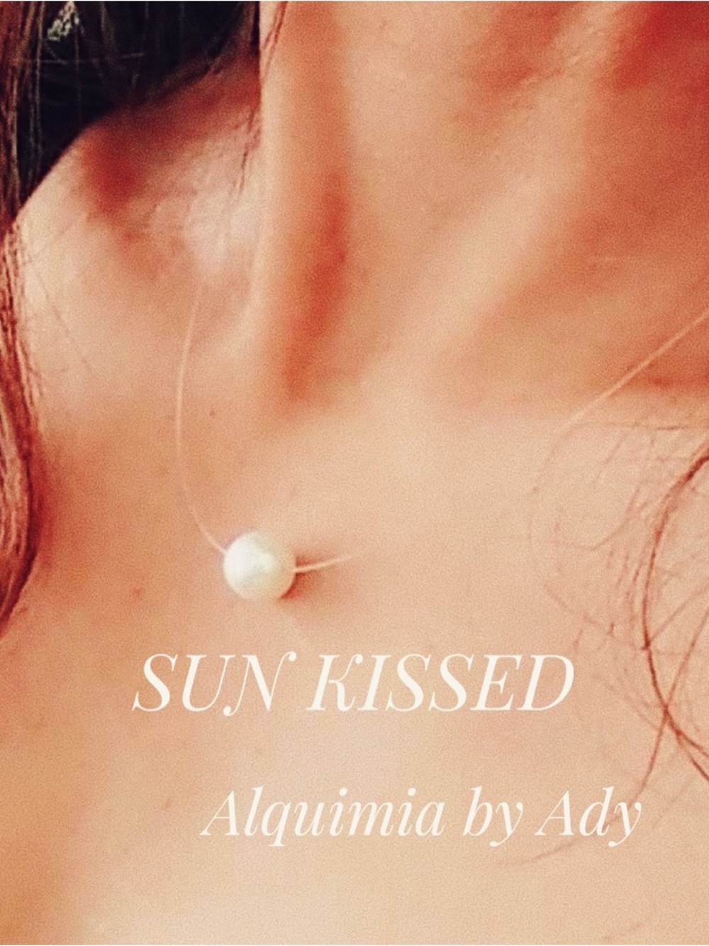 BAROQUE Pearl Floating Necklace in White BARELY THERE JEWELRY